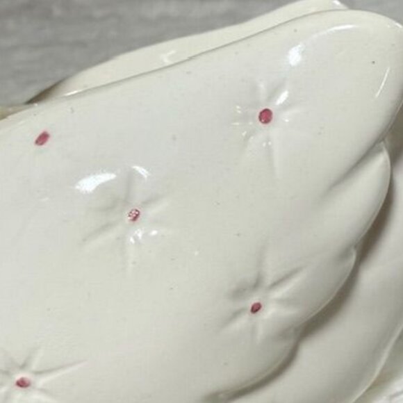 Vintage Ivory Glazed Ceramic Duck Bowl Dish - Picture 6 of 11